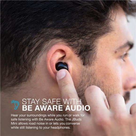 JLab JBuds Mini True Wireless Earbuds - Black - Picture 7 of 7